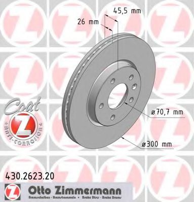   OPL ASTRA J/CHV CRUZE 09-   300X26 COAT Z 430262320