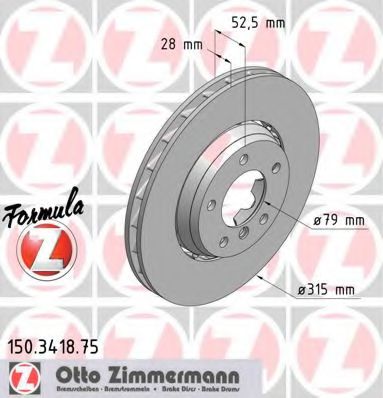 ZIMMERMANN-  BMW: 3 94-98, 3  9 150341875