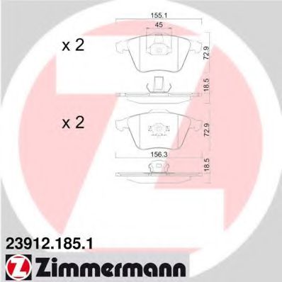 ZIMMERMANN-  OPEL: SIGNUM 06-, VEC 23912.185.1