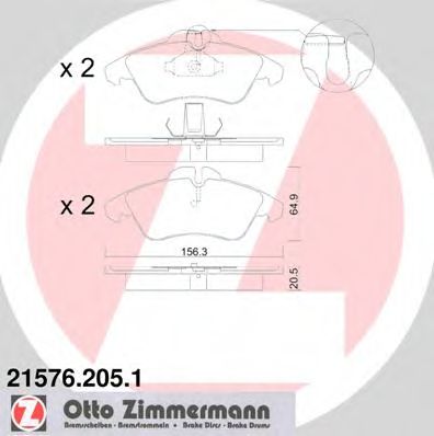 Zimmermann-  MERCEDES-BENZ: SPRINT 21576.205.1 ZIMMERMANN