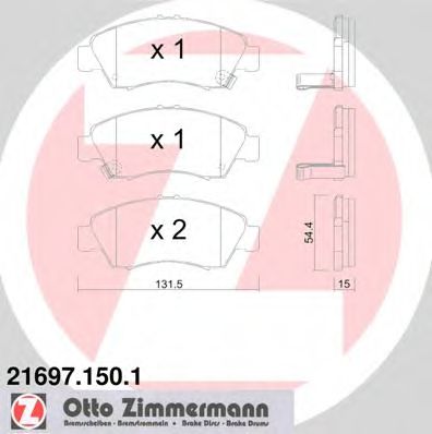Zimmermann- - CHRYSLER: VOYAGER I 84-9 21697.150.1 ZIMMERMANN