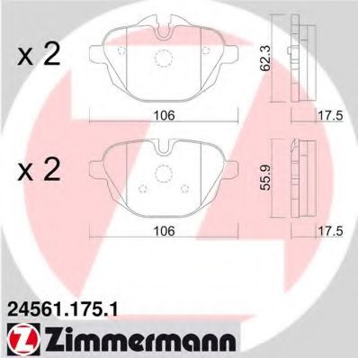 ZIMMERMANN-  BMW: 5 (F10) 10 - , 5 245611751