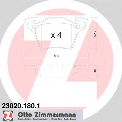 Zimmermann-  Merceds-Benz 23020.180.1 ZIMMERMANN