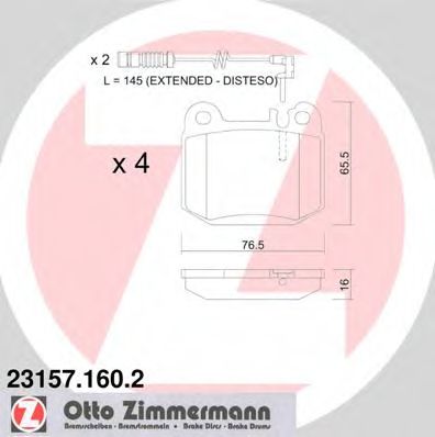 ZIMMERMANN-  MERCEDES-BENZ: M-CLAS 23157.160.2