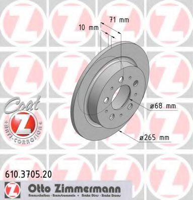 ZIMMERMANN-  VOLVO: 740 84-92, 740 KO 610370520