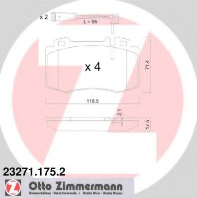 ZIMMERMANN-  MERCEDES-BENZ: M-CLAS 232711752