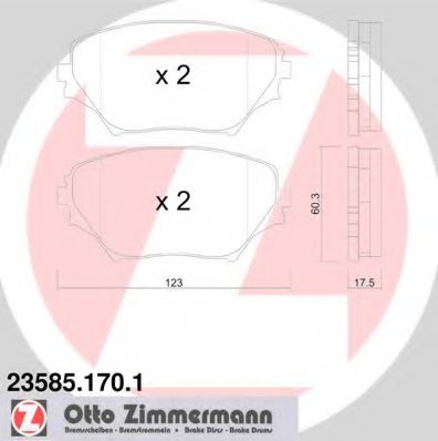 ZIMMERMANN-  TOYOTA: RAV 4 II 00- 235851701