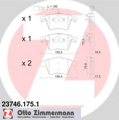 ZIMMERMANN-  VW: MULTIVAN V 03-, T 237461751