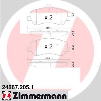 ZIMMERMANN-  MERCEDES-BENZ: GLK-CL 248672051