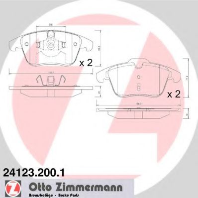 Zimmermann-  FORD: GALAXY 06-, MON 24123.200.1 ZIMMERMANN