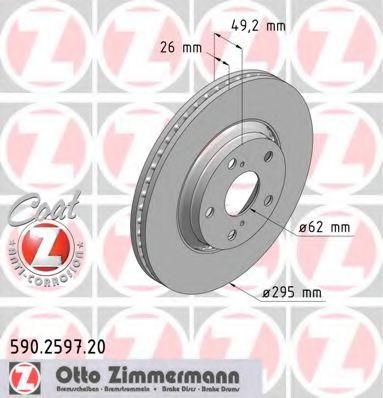 ZIMMERMANN-  TOY AVENSIS VERSO2.0D/2 590259720