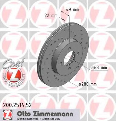  .. NISSAN ALMERA, PRIMERA 96> 200251452 ZIMMERMANN