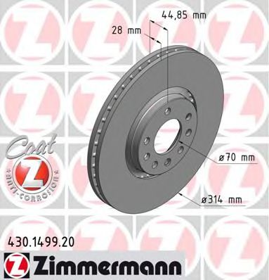  ..OPEL VECTRA C, SIGNUM 02 ZIMMERMANN 430149920 430149920