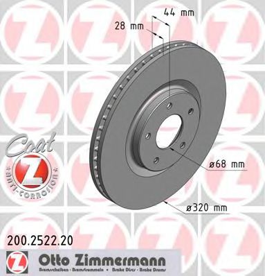   NIS QASHQAI/QASHQAI +2 (J10/JJ10) 07-   320X28 200.2522.20