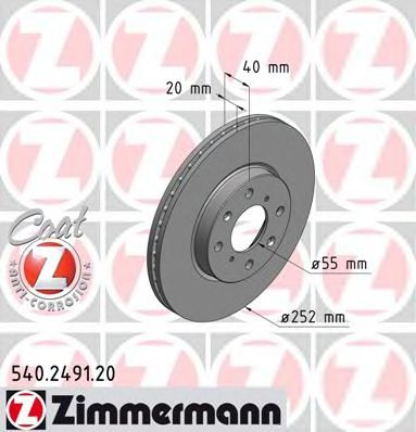   OPL AGILA/SUZ SWIFT III 05-   252X20 540.2491.20