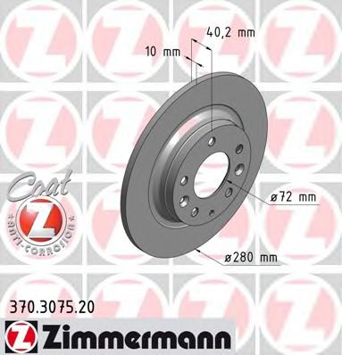 ZIMMERMANN-  MAZDA: 6 02-, 6 HATCHBAC 370307520