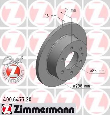   MER SPRINTER 2.1CDI/3.0CDI/VW CRAFTER 2.0TDI/2.5TDI 06-    298X16 400647720