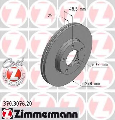 ZIMMERMANN-  MAZDA: 3 03-, 3  04 370307620