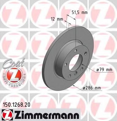 ZIMMERMANN-  BMW: 3 90-98, 3 COMPACT 150.1268.20