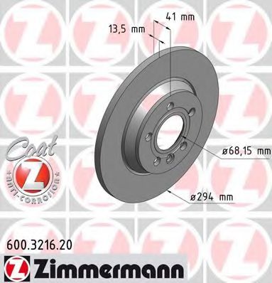 ZIMMERMANN-  VW T4/SHARAN 2.0-2.8/1. 600321620