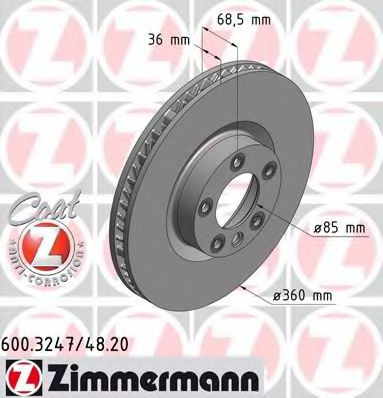 ZIMMERMANN- LEFT COAT Z VW TOUAREG II 600.3247.20