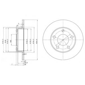   AUDI 100/200 83-91/A8 94-00  D=245. BG2520