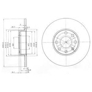   Fr  Opel Astra G BG3402 DELPHI