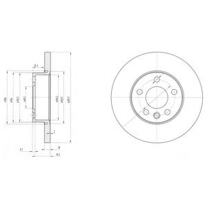   VW TRANSPORTER IV 1.9-2.8 90-03  D=282. BG3415