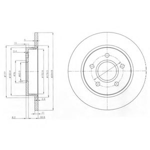   RE  FO FOCUS II, C-MAX, MAZDA 3 BG3896