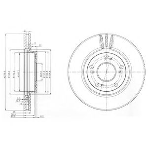   FR  HO ACCORD VIII 03-  D=280MM BG3977