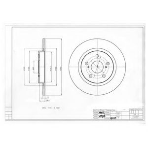   TOYOTA AVENSIS 09-  D=290. BG4200