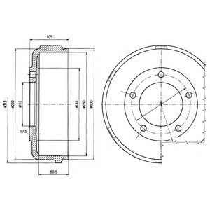   Ford Tr/01- RWD () BF478 DELPHI