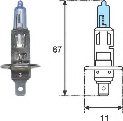  H1 BL 12V [BLUE LIGHT] 002601100000