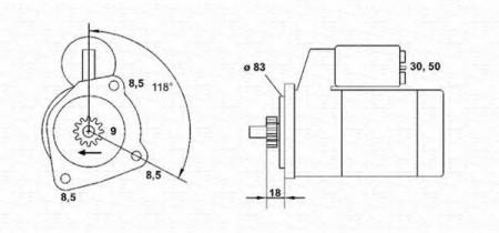  12V 0, 95 KW 943251619010