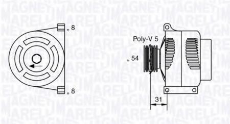  FIAT 1.4 TURBO ENGINE 063377426010