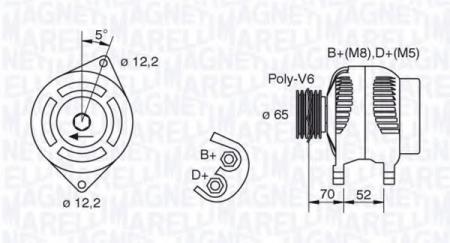  Brav Marea 2.0 -AC 063321402010 MAGNETI MARELLI