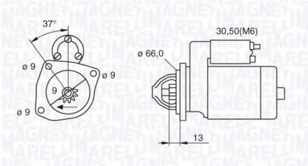  AR145 , 146 , 147 , 156 , Brava , Marea 1.8 , 2.0 063521070660 MAGNETI MARELLI