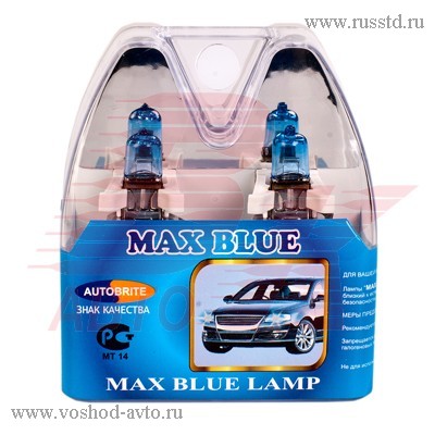  H3 100W AUTOBRITE MAX BLUE (2) ABH312V100MB AUTOBRITE