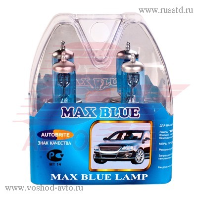  H4 60 / 55W AUTOBRITE MAX BLUE (2) H412V6055MB