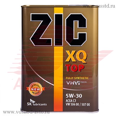  ZIC XQ TOP 5W30 . . (4) 167145 ZIC