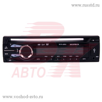  CD,MP3 SUPRA SCD-409U, 450, USB, SD SCD-409U
