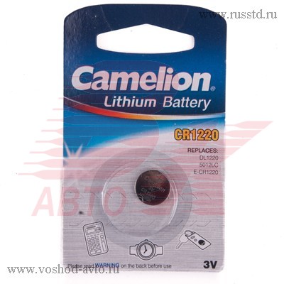     3 1 Camelion Lithium CR1220-BP1 Lithium CR1220-BP1 CHAMELEON