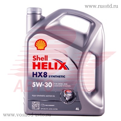  SHELL HELIX HX8 SYNTHETIC 5W30 . . (4) 550040542