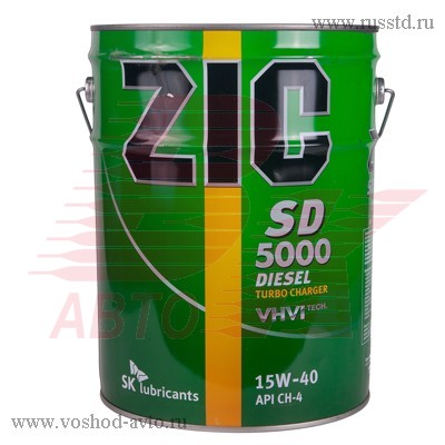  ZIC SD 5000 15W40 CH-4 ... (20) 193126
