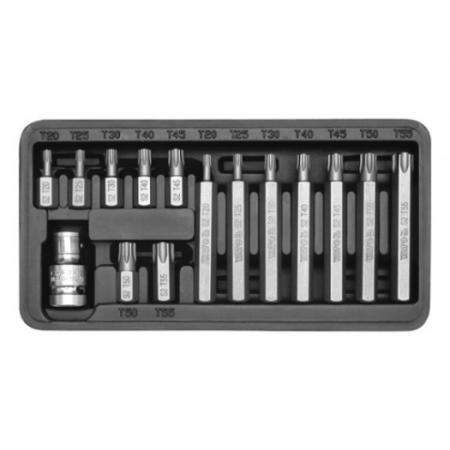   1/2 INCH, TORX, 15  (L=30 , L=75 ): T20, 25, 30, 40, 45, 50, 55,  .  YT-0411