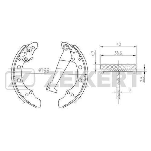  . . . AUDI 100 II 76-  80 III-IV 78-  90 I-II 84-  CHERY FENGYUN (A11) 09-  VW G BK4075