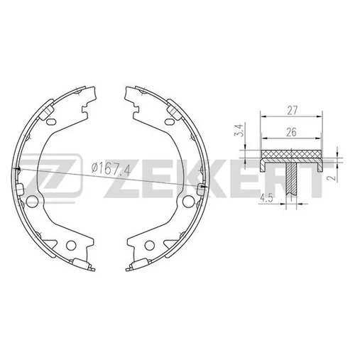  . . . HY SONATA V 04-  KIA MAGENTIS II 05- BK4265