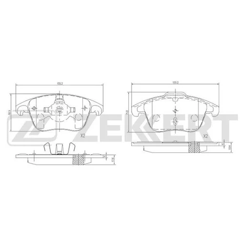  . . . PEUGEOT 3008 09-  5008 09-  208 12-  CITROEN C4 I  II 04-  C4 PICASSO 06- BS1686