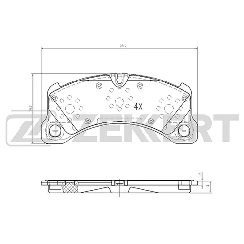  . . . PORSCHE CAYENNE II 10-  PANAMERA 09-  VW TOUAREG II 10- BS2459