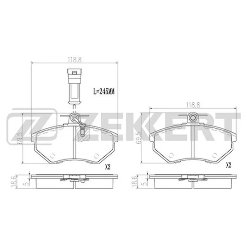  . . .   AUDI 100 II  III 77-  200 I  II 83-  80 IV 89-  90 II 87-  QUA BS2978